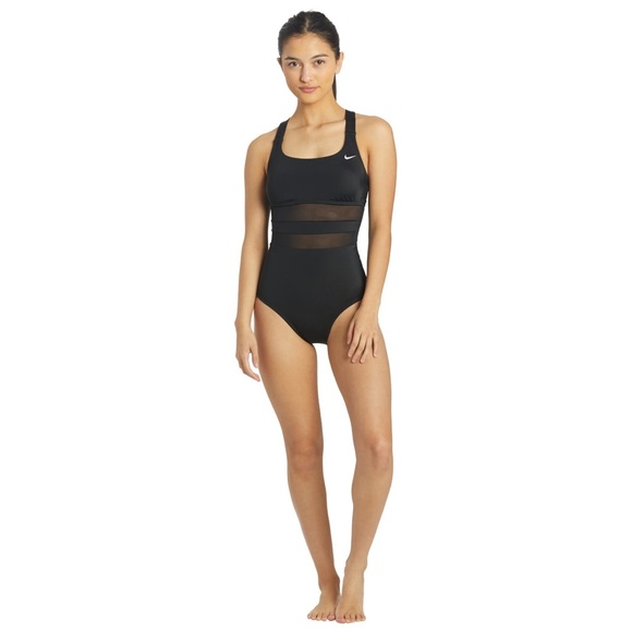 Nike Women's V Back One Piece Swimsuit size XS NWTS ✨ - Picture 3 of 8